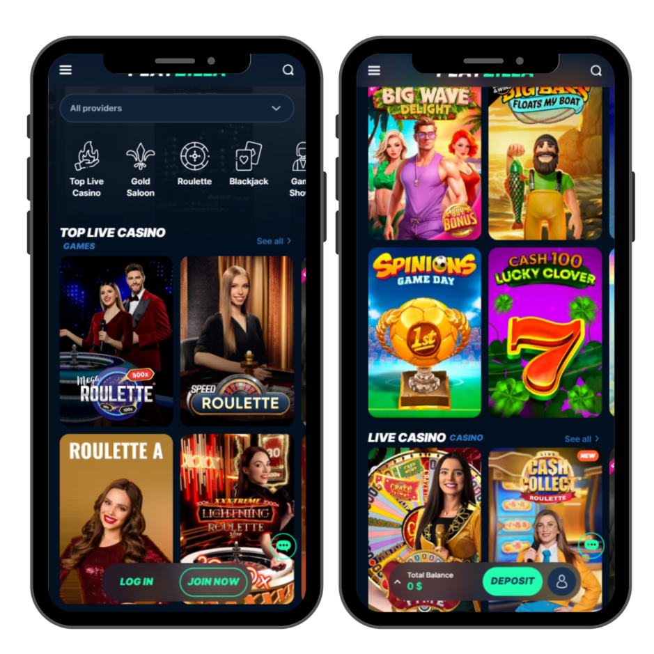 PlayZilla Casino Live Games